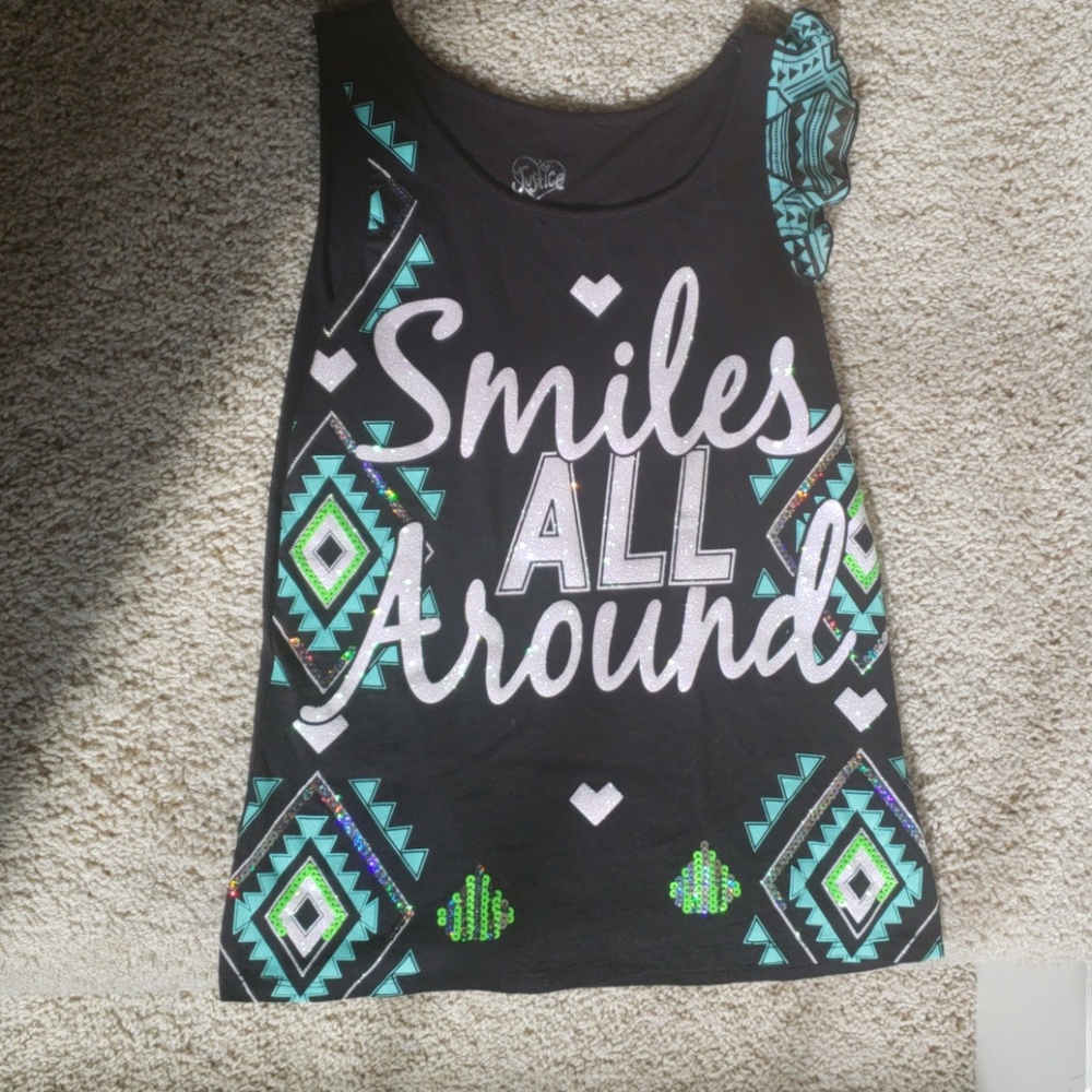 Glitzy Aztec Styled Motivational Tanktop